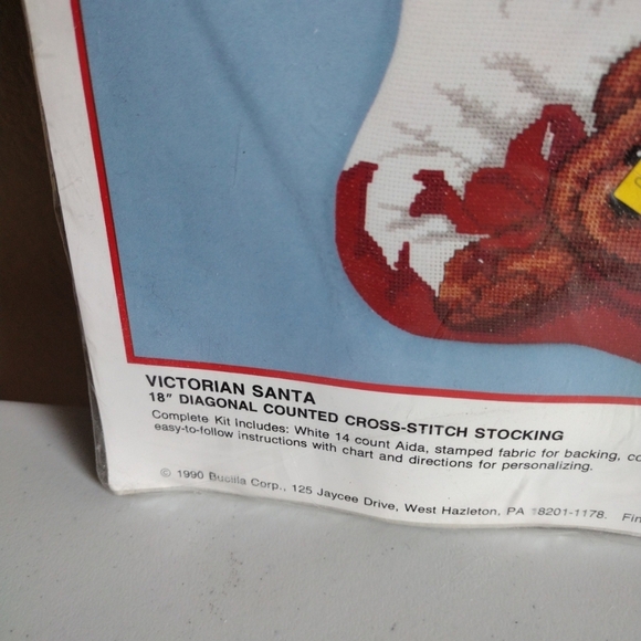 Bucilla Christmas Victorian Santa Stocking Across Stitch Kit #82826 Sewing Craft - Picture 2 of 6